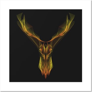 Deer Hologram Posters and Art